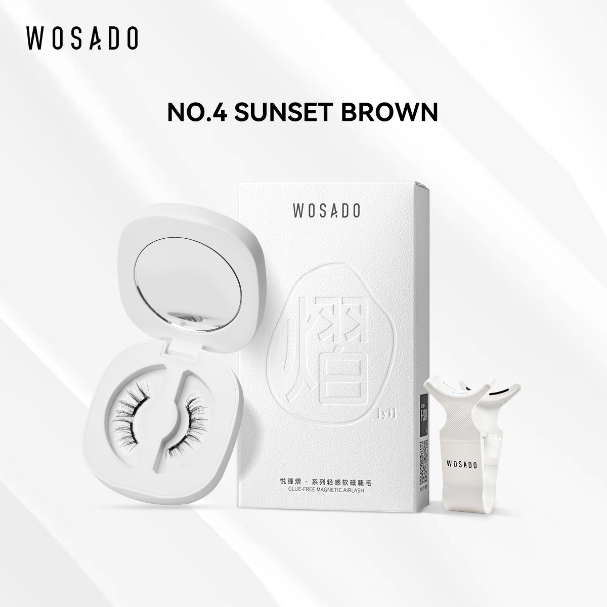 WOSADO® NO.4 Sunset Brown Soft Magnetic Eyelashes