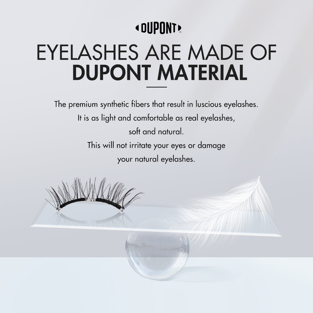 WOSADO® NO.1 Silky Black Natural Style Soft Magnetic Eyelashes