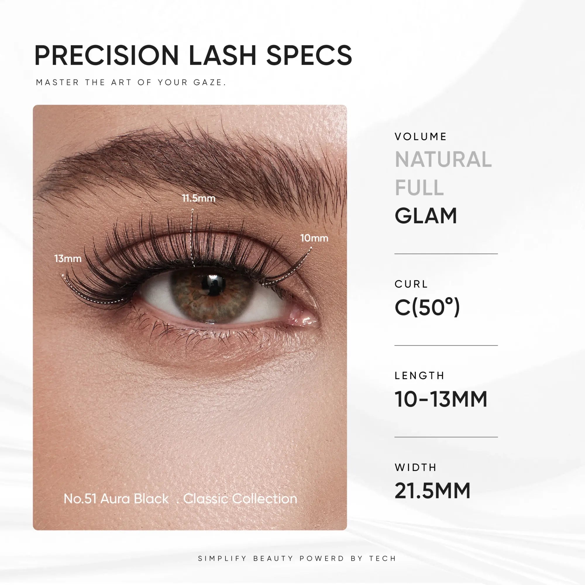 Aura Black – Soft Glow Lashes