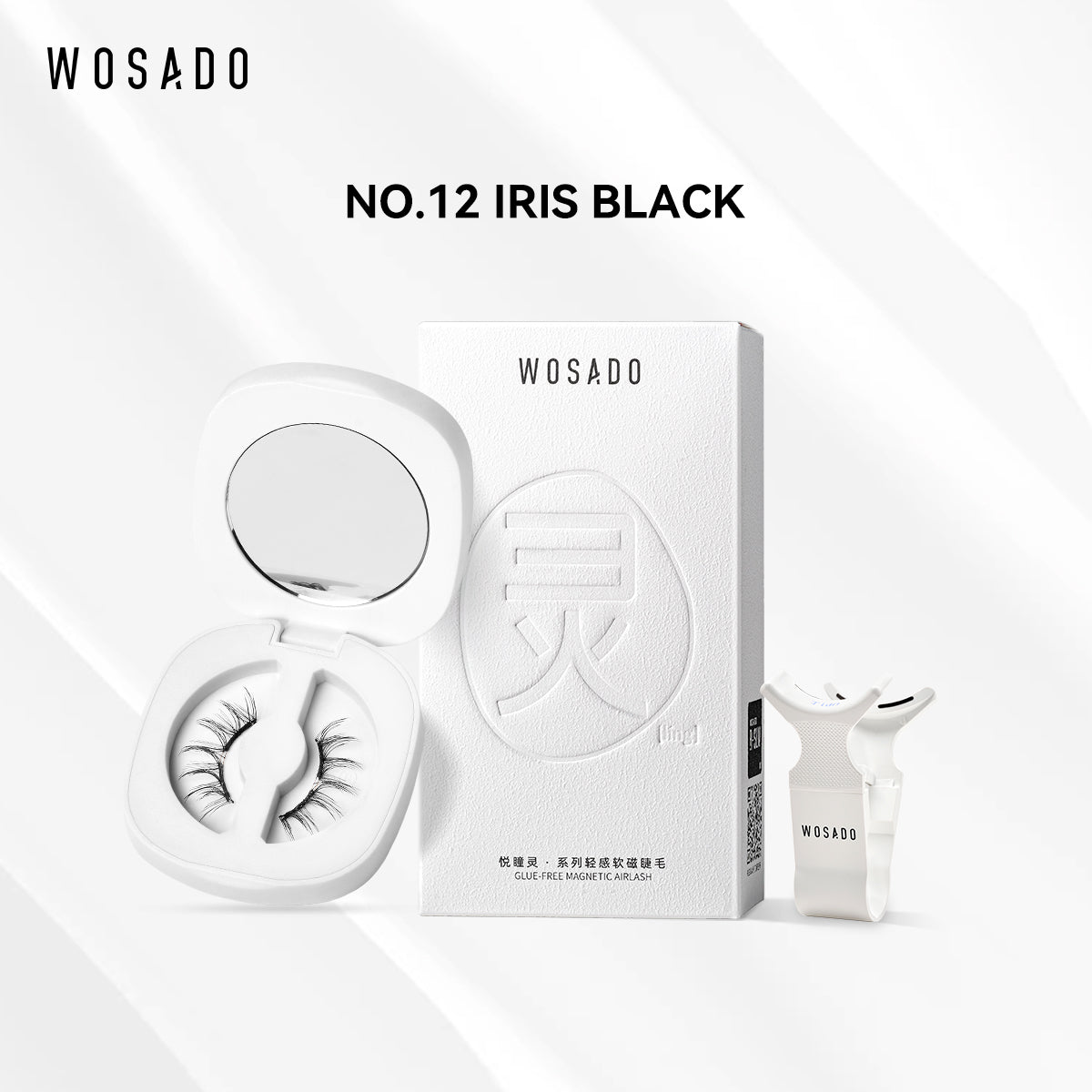 WOSADO® NO.12 Iris Black Soft Magnetic Eyelashes