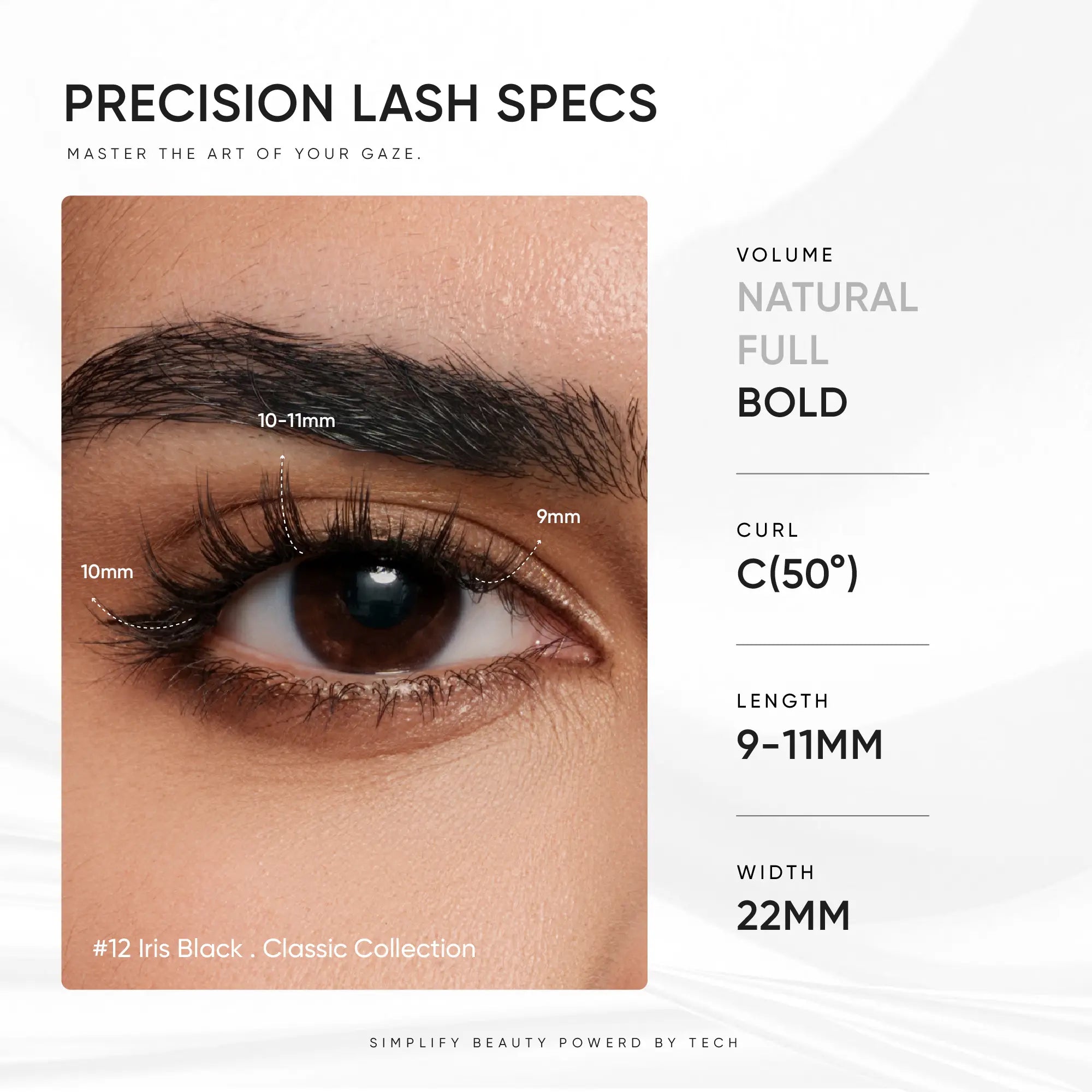 NO.12 Iris Black Soft Magnetic Eyelashes