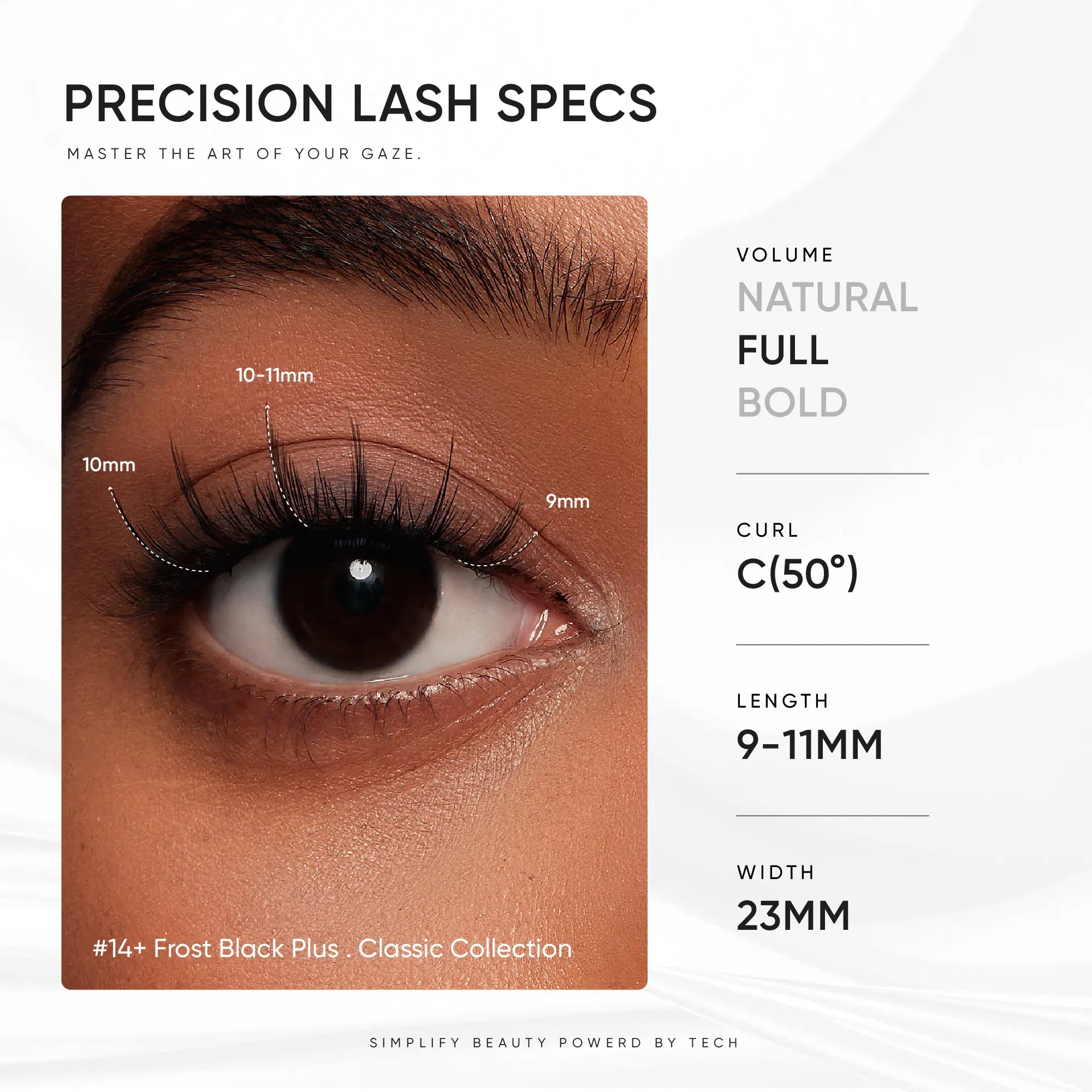 NO.14+ Frost Black Plus Soft Magnetic Eyelashes