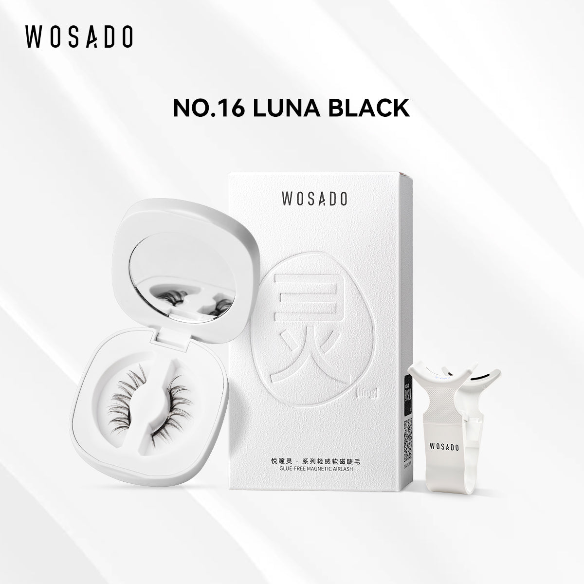 WOSADO® NO.16 LUNA BLACK Soft Magnetic Eyelashes