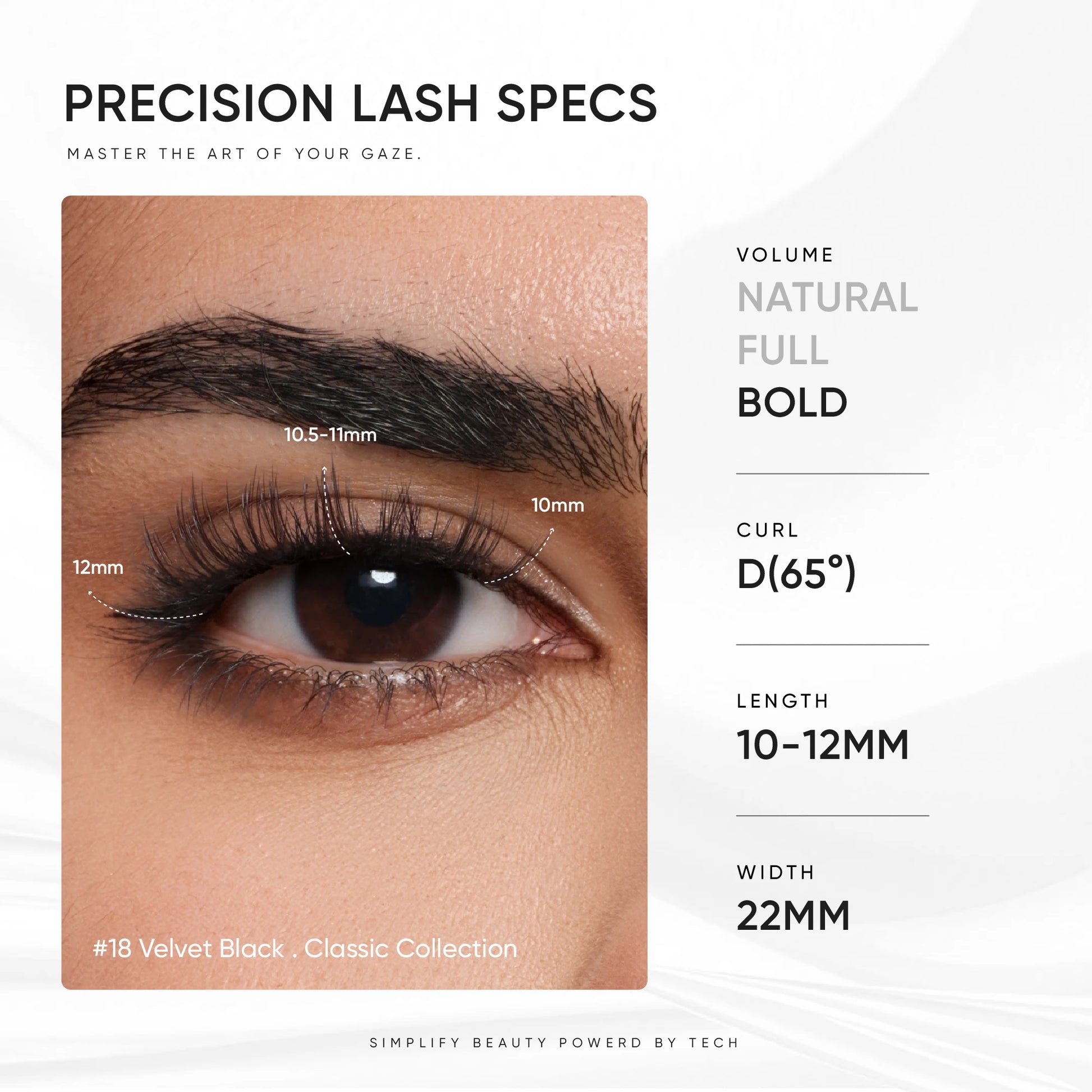 NO.18 Velvet Black | Best Magnetic Eyelashes – WOSADO – WOSADO