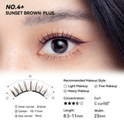 WOSADO® Sunset Brown Plus Soft Magnetic Eyelashes