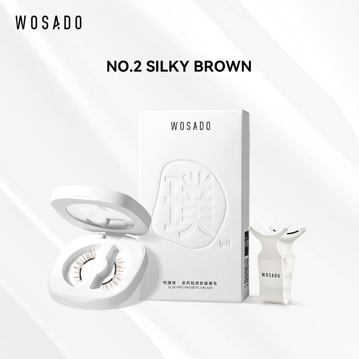 WOSADO® NO.2 Silky Brown Soft Magnetic Eyelashes