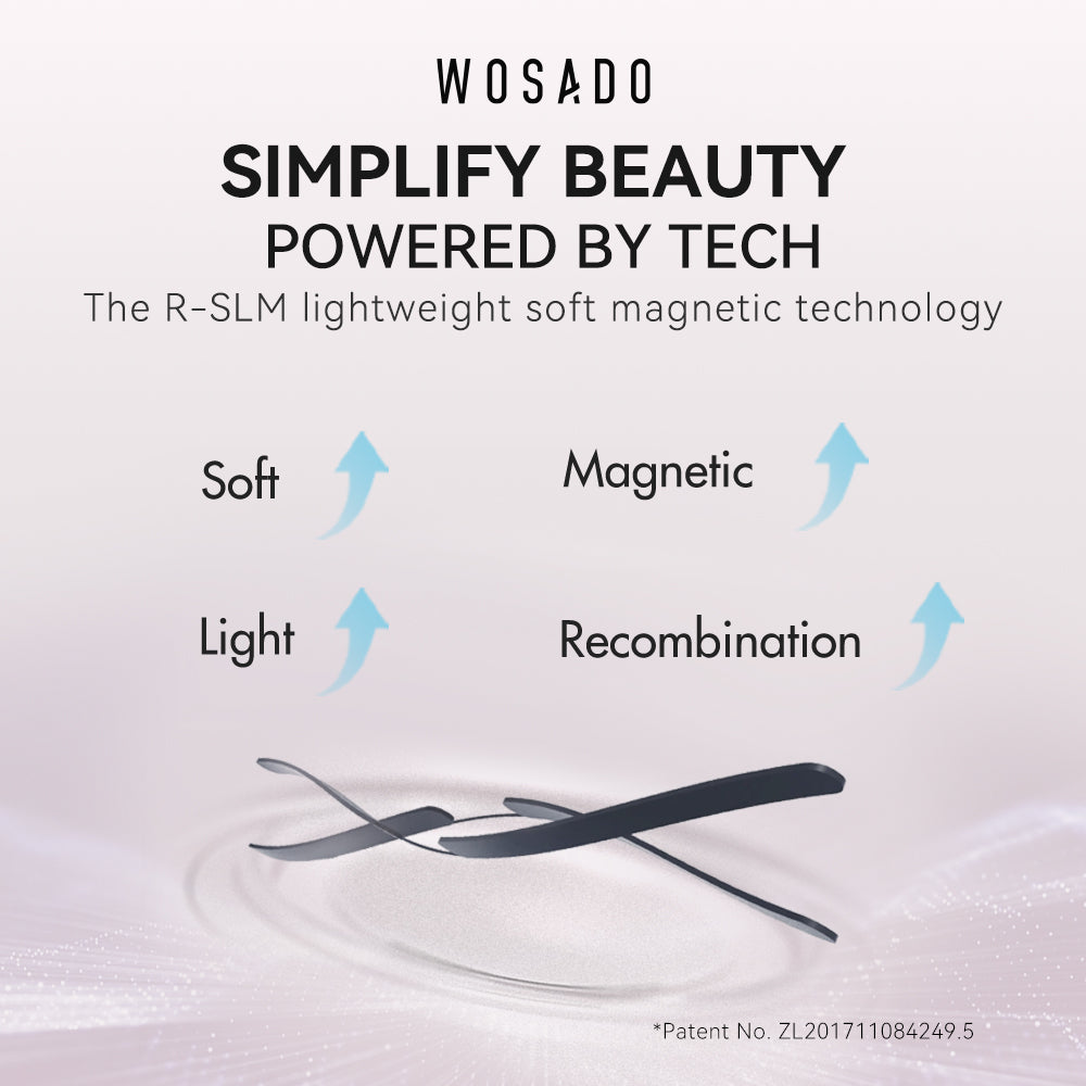 WOSADO® NO.16 LUNA BLACK Soft Magnetic Eyelashes