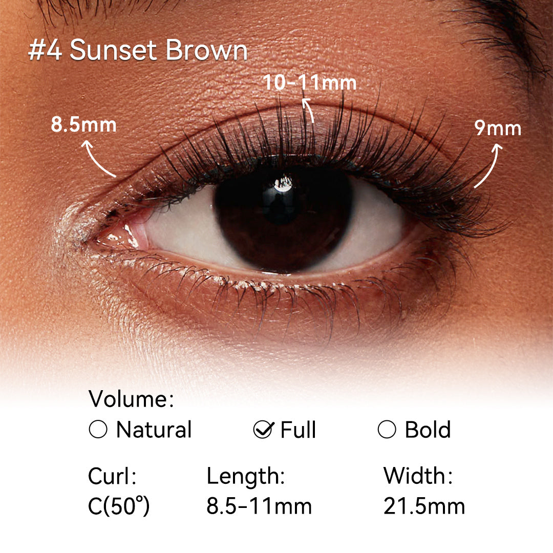 NO.4 Sunset Brown Soft Magnetic Eyelashes