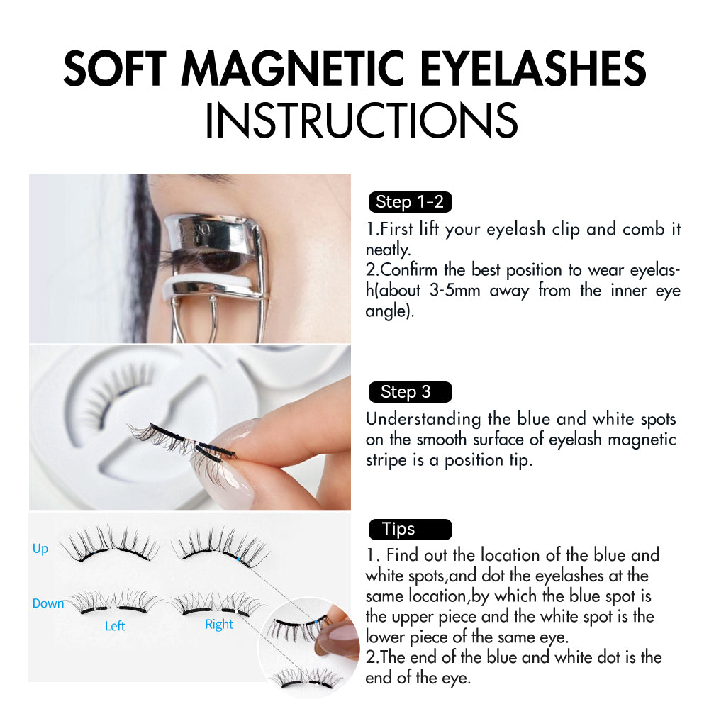 WOSADO® NO.18 Velvet Black Soft Magnetic Eyelashes