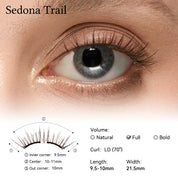 WOSADO VIP Exclusive Style - Sedona Trail Soft Magnetic Eyelashes - Upgraded All-in-One Box