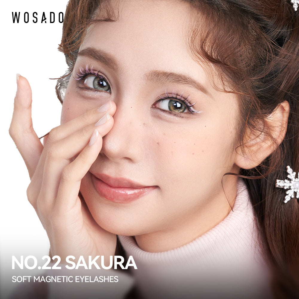 WOSADO® NO.22 Sakure Pink Soft Magnetic Eyelashes